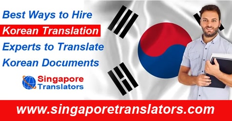 Hire Korean translations singapore
