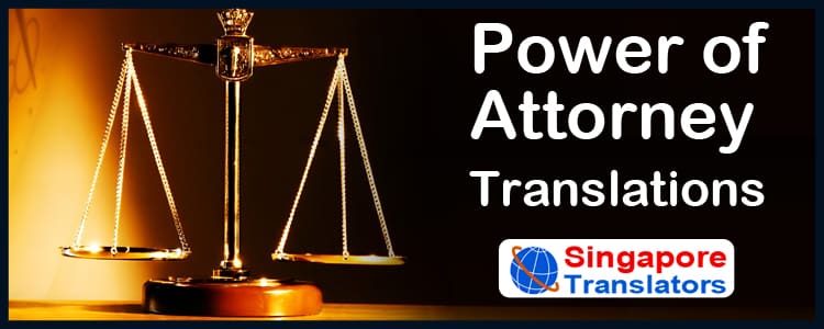 Power of Attorney Translations