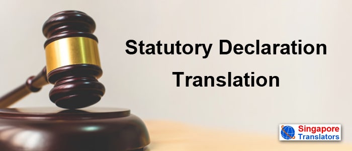 Statutory Declaration Translation