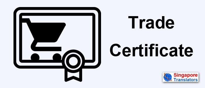 Trade Certificate translation