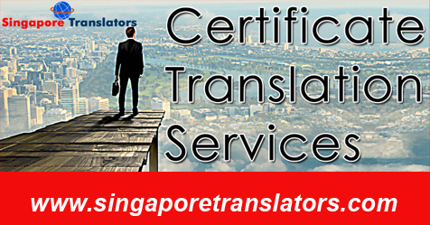 Certificate Translation Services