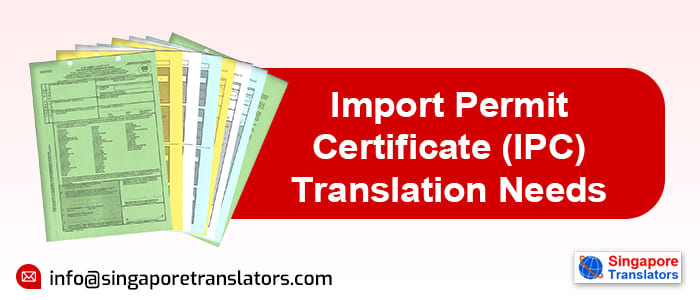 Import Permit Certificate (IPC) Translation Needs | import permit translation service