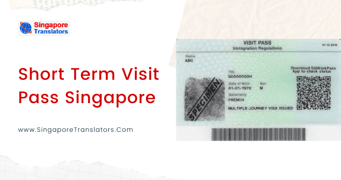 short term visit pass to singapore