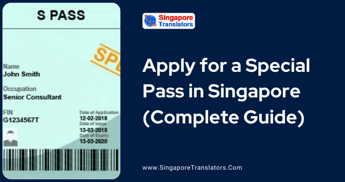 Apply for a Special Pass in Singapore (Complete Guide)