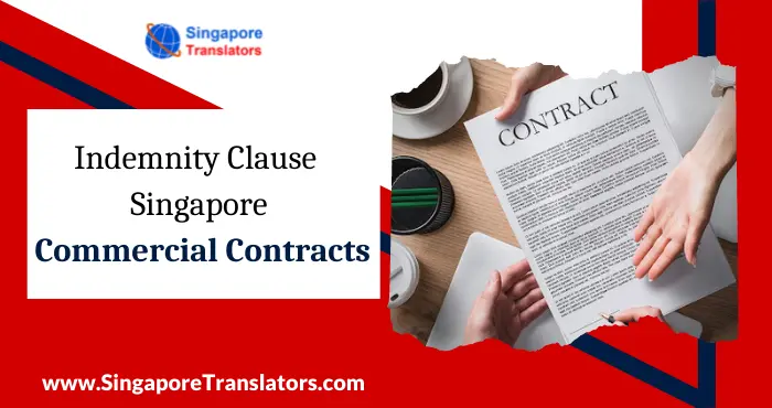 Indemnity Clause Singapore Commercial Contracts