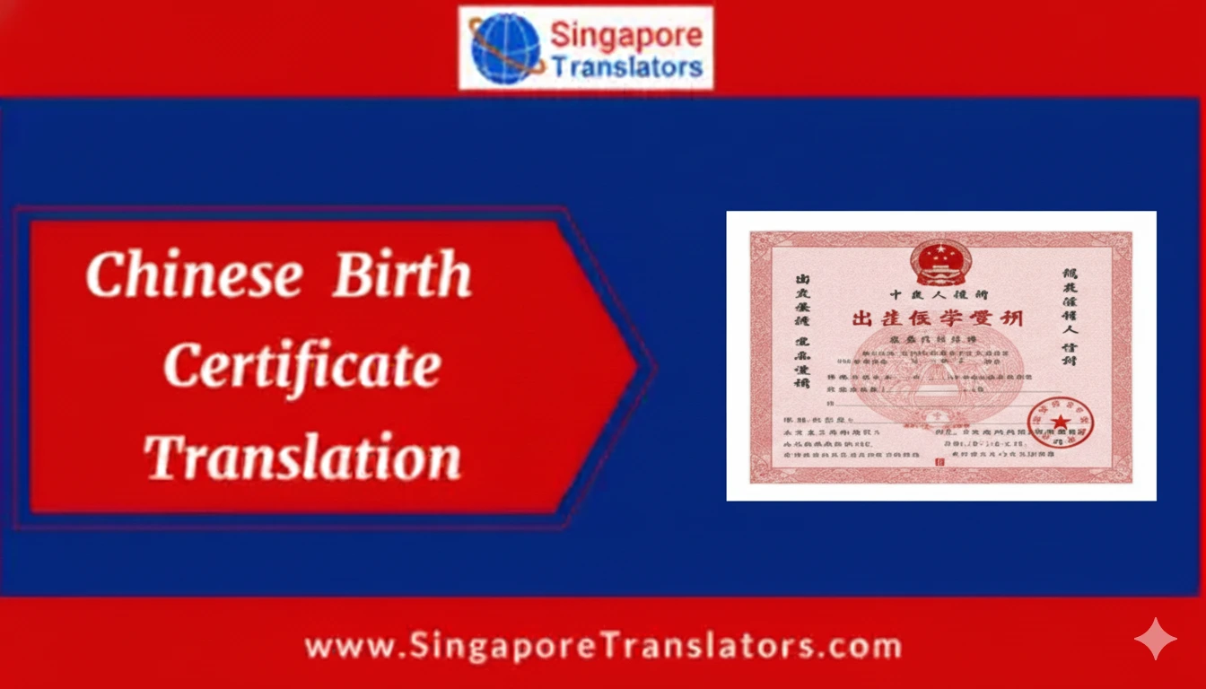 Chinese Birth Certificate Translation Singapore